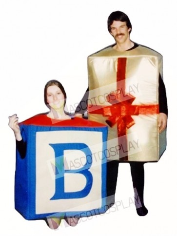 Alphabet Block Mascot Costume