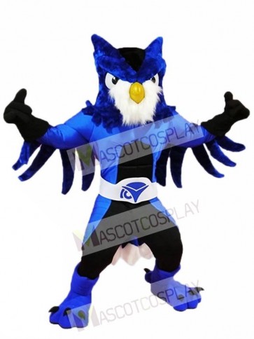 Royal Blue Owl Mascot Costumes Animal
