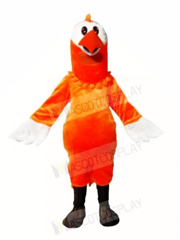 Orange Dodo Bird Mascot Costumes Animal