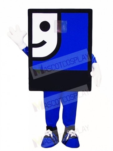 Blue Face Mascot Costumes 