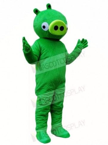 Green Pig Mascot Costumes Animal  