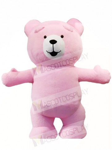 Pink Teddy Bear Mascot Costumes Animal 