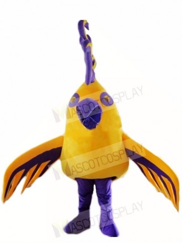 Yellow Phoenix Mascot Costumes Animal 
