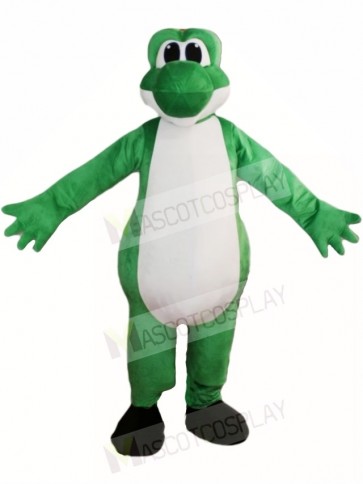 Green Dinosaur Mascot Costume Cartoon
