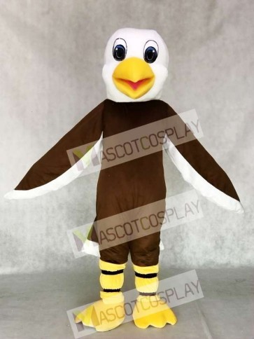 Lovely Brown Bald Eagle Mascot Costume