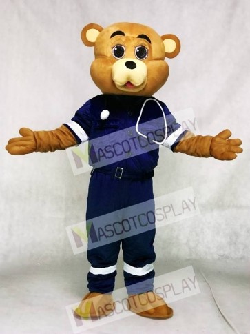 Doctor Bear Mascot Costumes Animal
