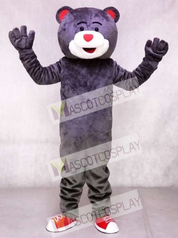 Grey Clutch the Bear Mascot Costume 