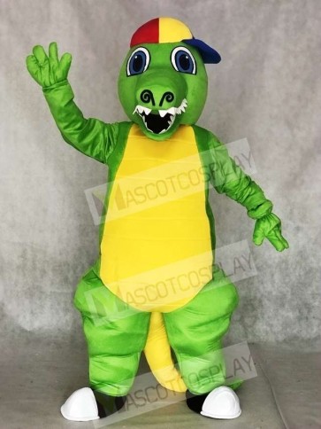 Green Crocodile Mascot Costumes Alligator for Adult