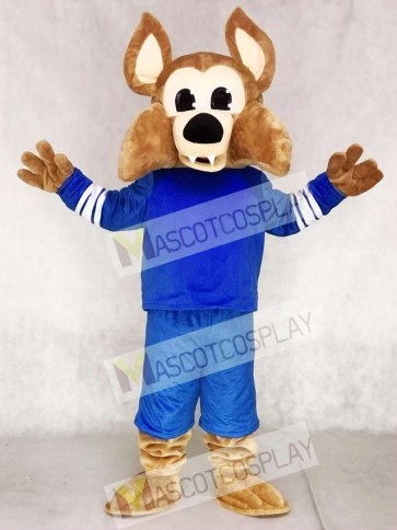 Custom Color Blue Arizona Coyotes Howler the Coyote Wolf Mascot Costumes