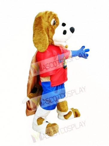 Dog with Cloak Mascot Costume Library Dog Mascot Costumes Animal 