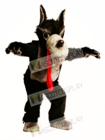 Cute Wolf Mascot Costume