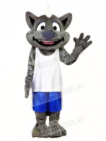 Gray Wolfie Sea Wolf Mascot Costumes Animal