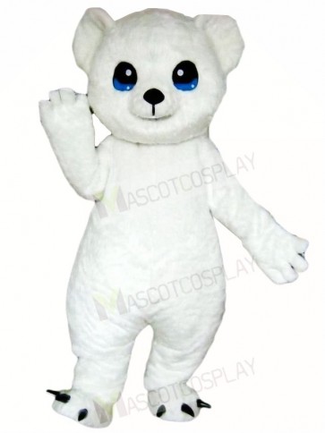 White Polar Bear Mascot Costumes Animal 