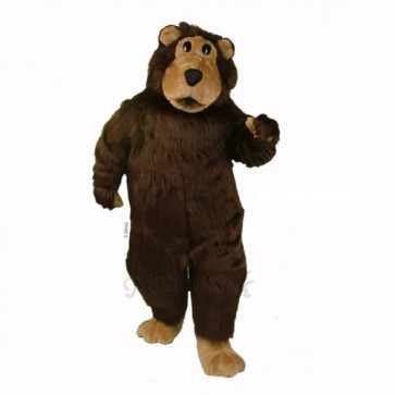 Brown Boris Bear Mascot Costume
