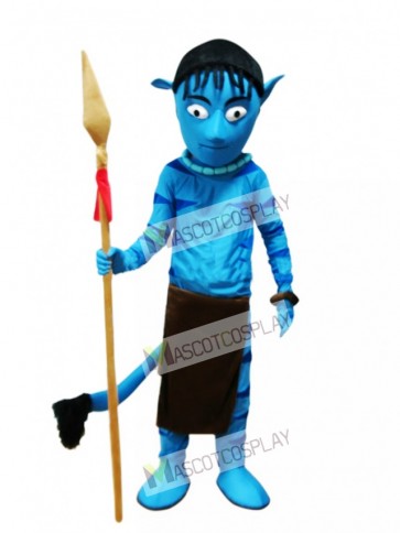 Blue Alien Appa Avatar Mascot Costume