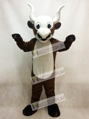 Yak Mascot Costume with White Belly
