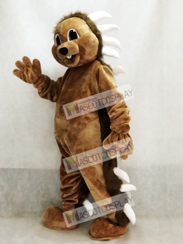 Brown Porcupine Mascot Costume Animal 