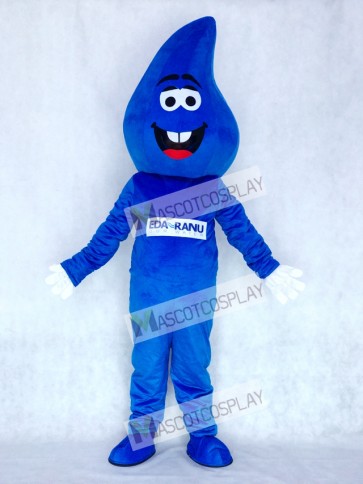 Water Drop Blue RainDrop Mascot Costume