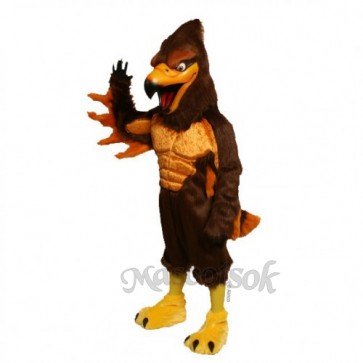 Cute Power Hawk Falcon Mascot Costume