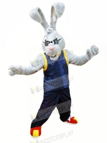 Power Rabbit Mascot Costumes Cartoon	