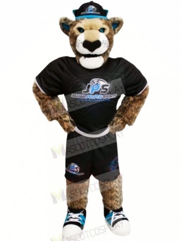 Power Sport Jaguar Mascot Costume Cartoon	