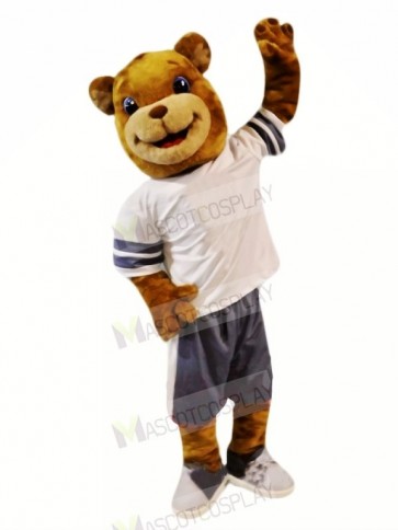 School Brown Bear Mascot Costumes Cartoon