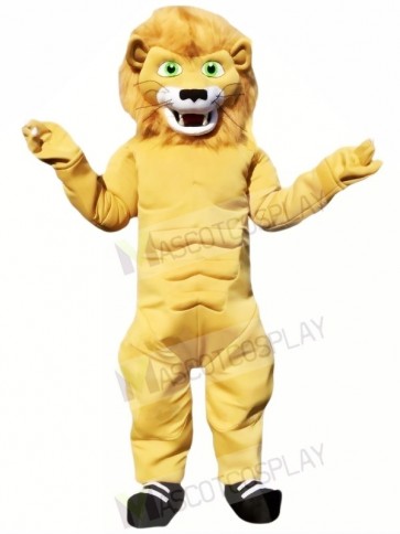 Cute Power Lion Mascot Costumes Animal	