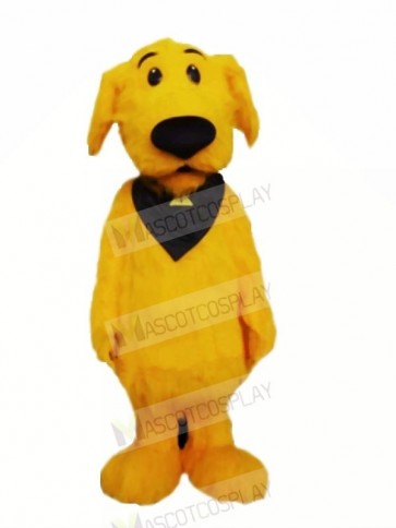 Furry Yellow Dog Mascot Costumes Cartoon
