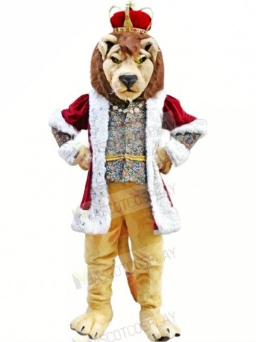 King Lion Mascot Costumes Adult