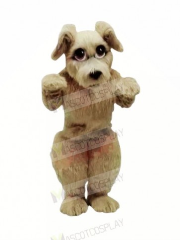 Furry Dog with Big Eyes Mascot Costumes Cartoon