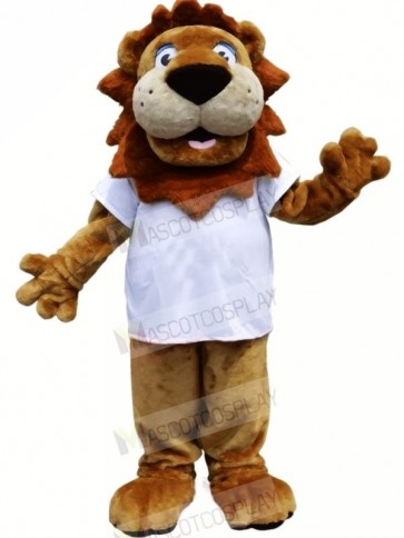 Cute Strong Lion Mascot Costumes Cartoon