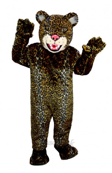Spotted Jaguar Leopard Mascot Costume