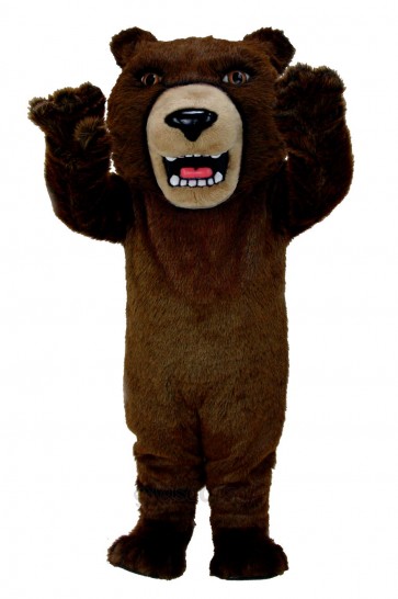 New Brown Grizzly Bear Mascot Costume
