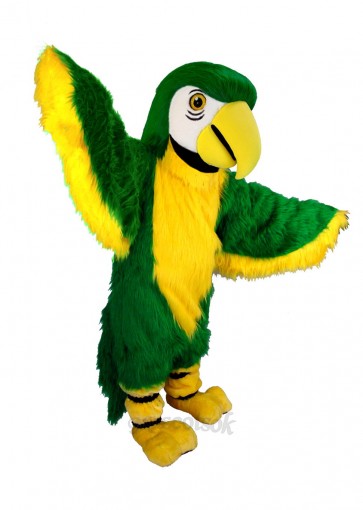 Green Parrot Bird Mascot Costume