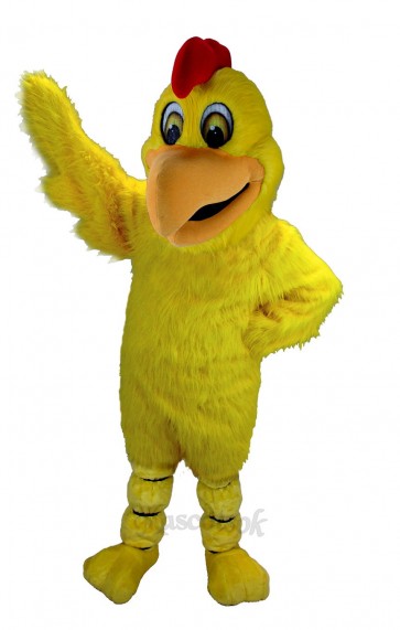 Yellow Chicken Mascot Bird Costume