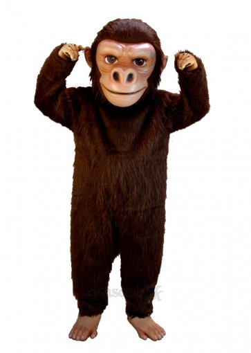 Brown Gorilla Mascot Costume