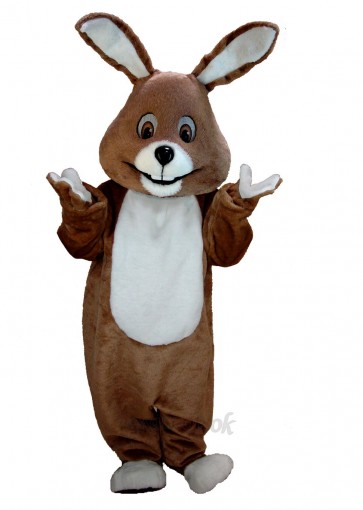 Easter Brown Bunny Mascot Costume