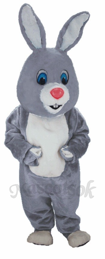 Easter Light Grey Rabbit Mascot Costume