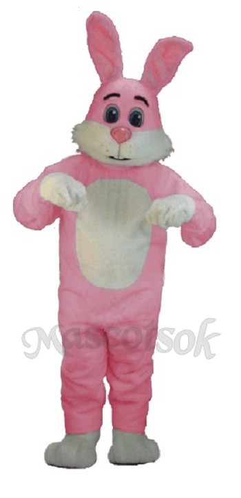 Easter Pink Bugsy Rabbit Mascot Costume