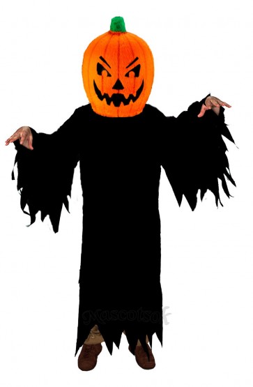 Jack-O-Lantern Pumpkin Lamp Mascot Costume