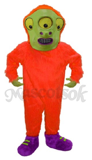 Toon Alien Mascot Costume