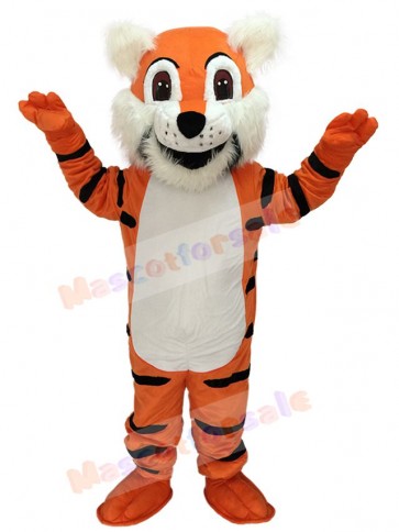 Orange Toby Tiger Mascot Costume