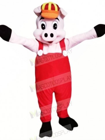 Little Pink Pig Mascot Costumes Cartoon	