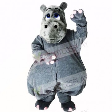 Grey Lightweight Hippo Mascot Costumes Cartoon