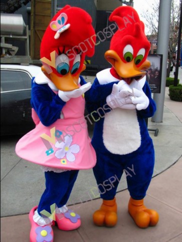 Woody Woodpecker ONLY ONE Mascot Costume