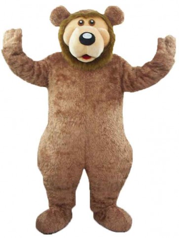 Brown Bear Plush Adult Mascot Costume