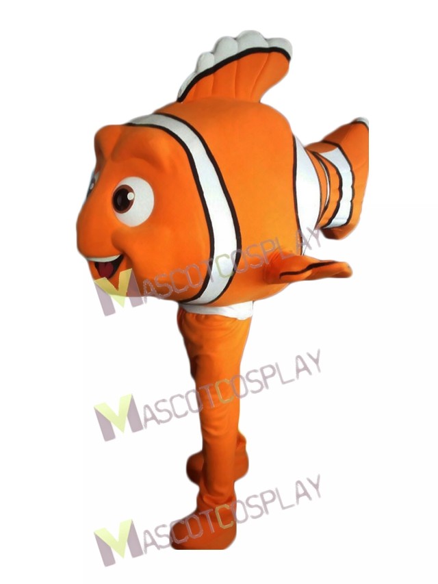 Finding Nemo Orange Clown Fish Mascot Costume Cartoon Character