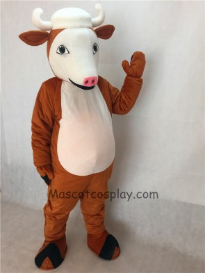 Henry Hereford Cattle Mascot Costume