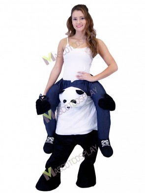 Piggyback Carry Me Ride on Panda Mascot Costume