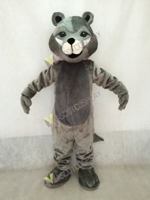 Grey Roger Wolf Mascot Costume